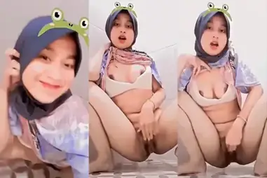 ABG Binal Asyik Main Jari Sampai Muncrat